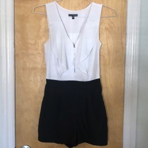 Black and White Romper